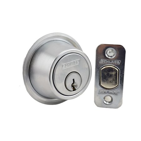 SCHLAGE COMMERCIAL Schlage Commercial B562P626 Grade 2 Double Cylinder Deadbolt C Keyway 12287 Latch and 10094 Strike B562P626